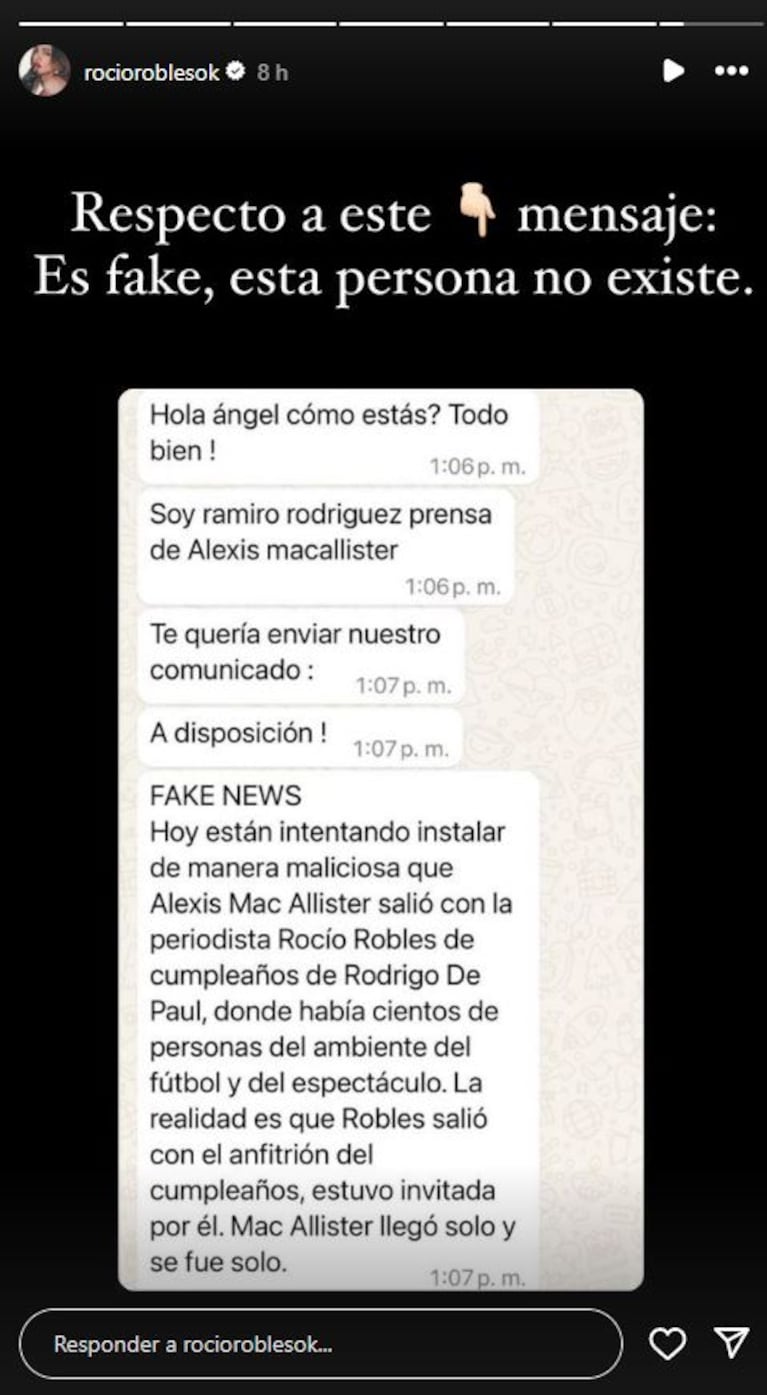 Las inesperadas declaraciones de Camila Homs sobre el rumor de affaire de Rodrigo de Paul con Rocío Robles