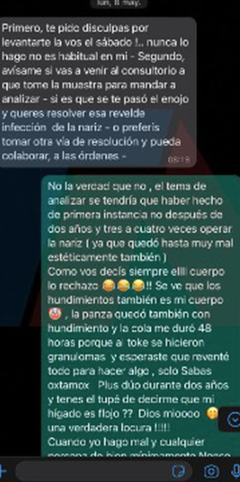 Las llamativas advertencias de Aníbal Lotocki a una expaciente: “Te vi en TV hablando de mí” 