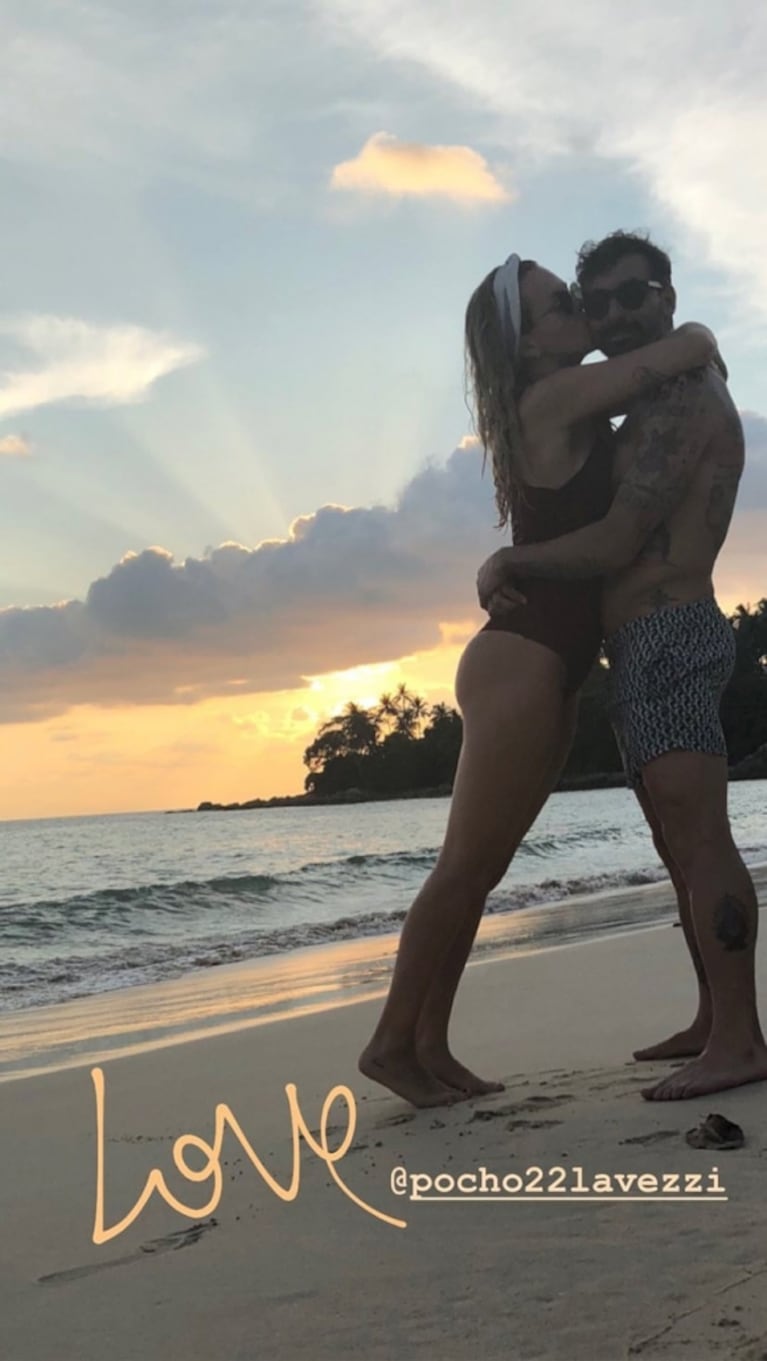  Las paradisíacas vacaciones del Pocho Lavezzi y Yanina Screpante en Tailandia: "La vida es una sola"