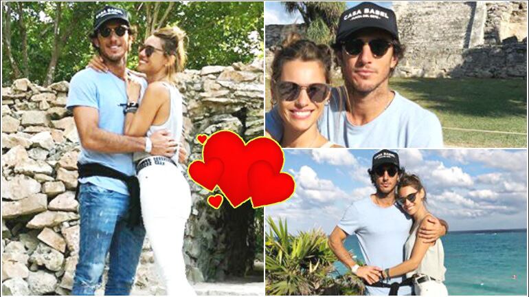 Las postales románticas de Pampita y Pico Mónaco en Tulum (Fotos: Instagram)