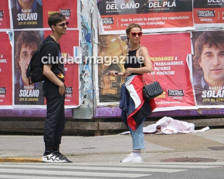 Las primeras fotos de Celeste Cid con su nuevo novio, Iván Pierotti: paseo por Palermo y mimos bajo el sol