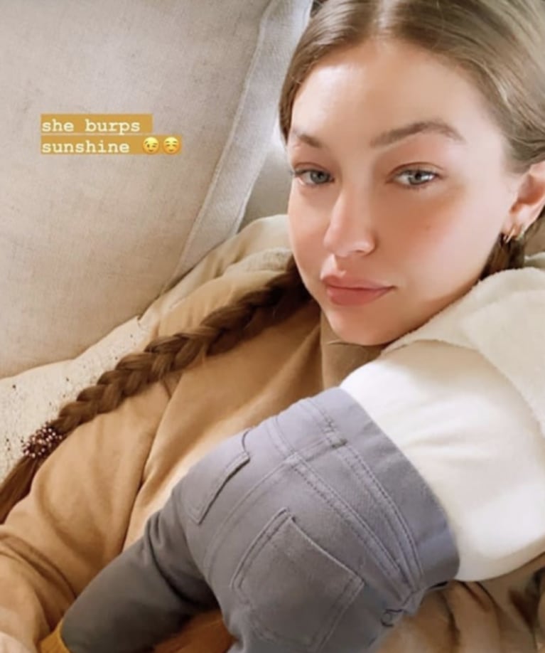 Las primeras fotos de Gigi Hadid con su beba, a menos de dos meses de su nacimiento