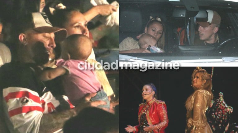 Las primeras fotos de la reconciliación del Polaco y Barby Silenzi, juntos con su bebé tras el escándalo (Fotos: Movilpress)