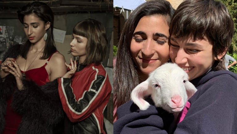 Las protagonistas de La casa de papel se mostraron junto a una tierna cabra.