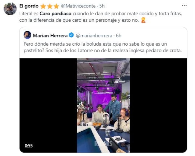 Las reacciones a la experiencia de Lola Latorre con los pastelitos de membrillo (Foto: Twitter)