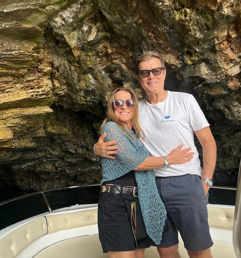 Las románticas vacaciones de Gabriel Corrado con su esposa en Italia: el álbum de fotos