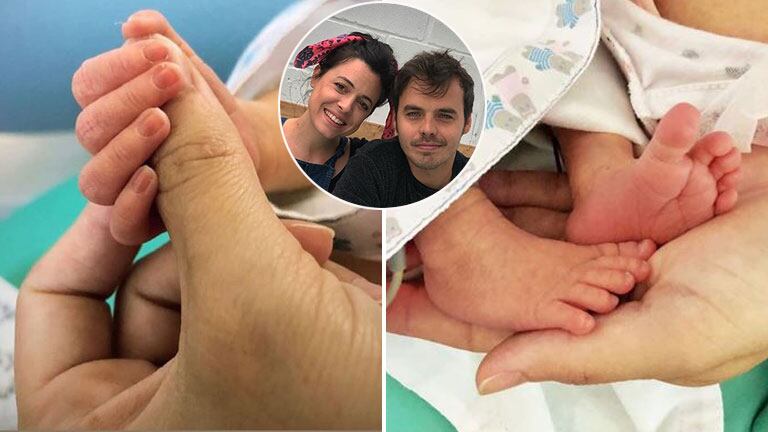 Las súper tiernas primeras fotos de Rita, la hija de Benjamín Rojas y Martina Sánchez Acosta