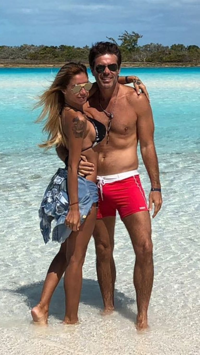 Las vacaciones de Claudia Ciardone y su novio en el Caribe: "Salimos desde octubre; siempre hubo conexión"