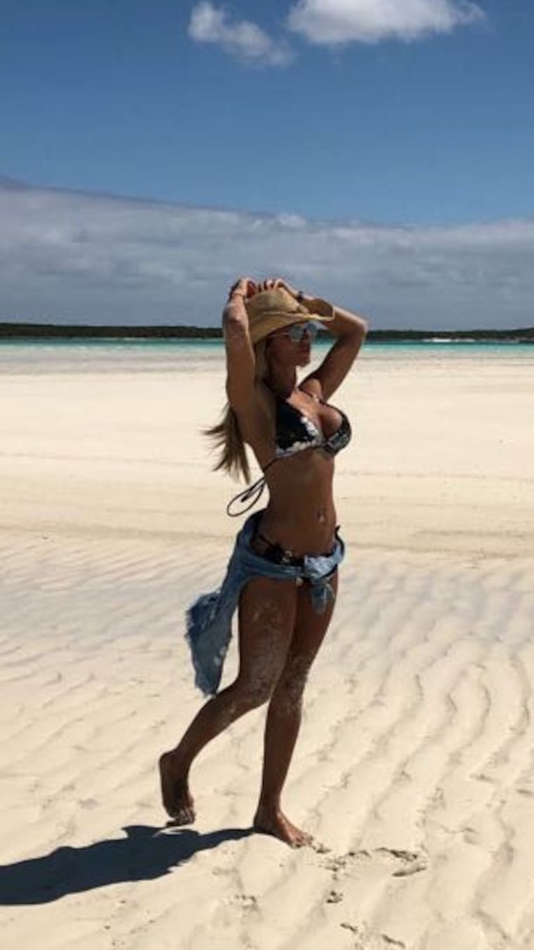 Las vacaciones de Claudia Ciardone y su novio en el Caribe: "Salimos desde octubre; siempre hubo conexión"