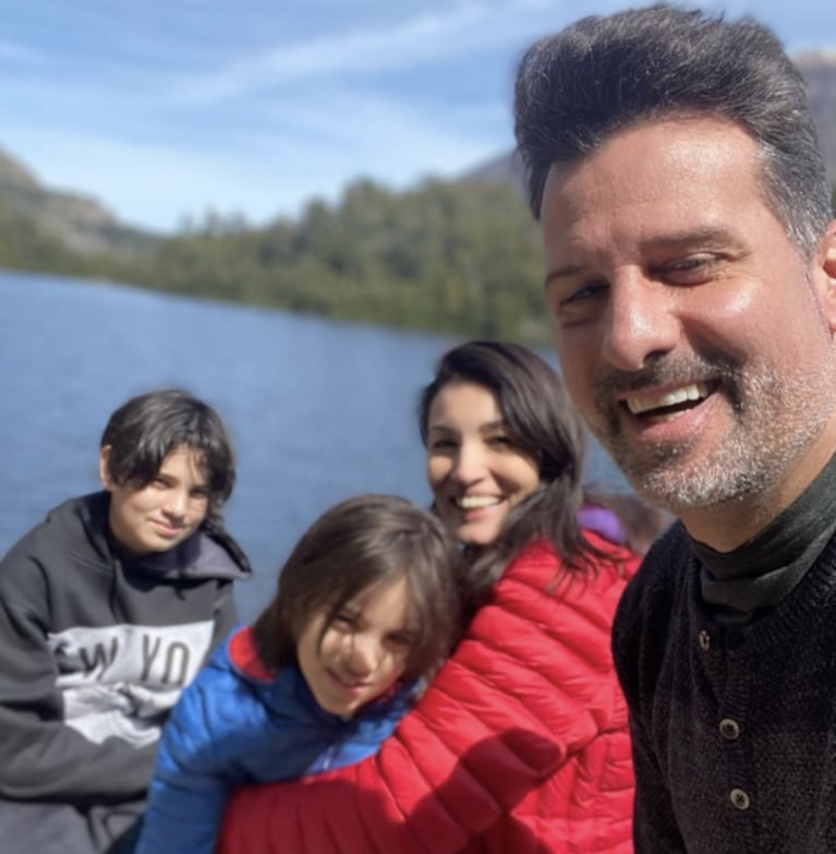 Las vacaciones de José María Listorti y su familia en Bariloche: "Qué bien la estamos pasando"