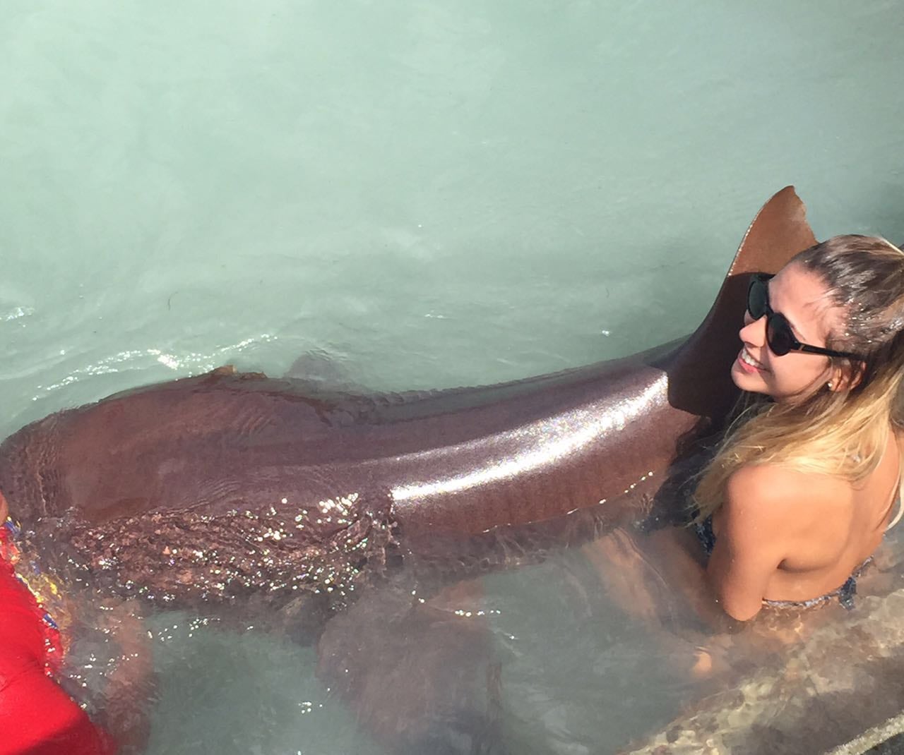 Las vacaciones de Luly Drozdek y Hernán Nisembaum en Playa del Carmen. (Foto: Luly Drozdek)