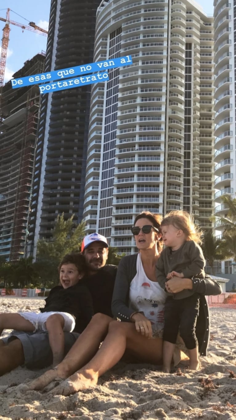 Las vacaciones de Paula Chaves y Pedro Alfonso con sus hijos en Miami... ¡y el pícaro sincericidio de ella!