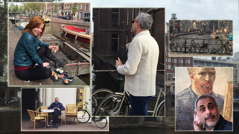 Las vacaciones de Rial y Kämpfer en Amsterdam (Foto: Instagram)