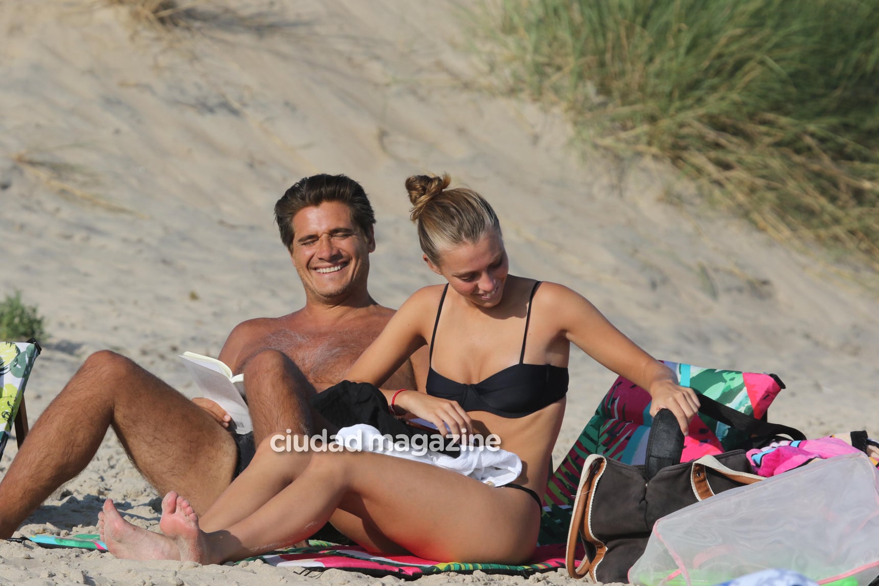 Las vacaciones en familia de Guillermo Andino, en las playas de Punta del Este. (Foto: GM Press)