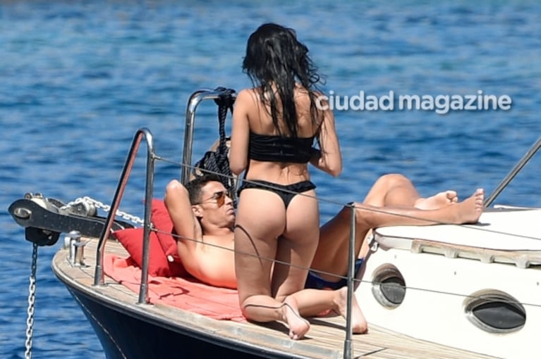 Las vacaciones hot de Cristiano Ronaldo y su novia Georgina Rodríguez en Italia