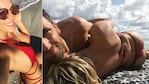 Las vacaciones súper apasionadas de Noelia Marzol con su nuevo novio en Miami: mimos hot en la arena y surf aventurero...