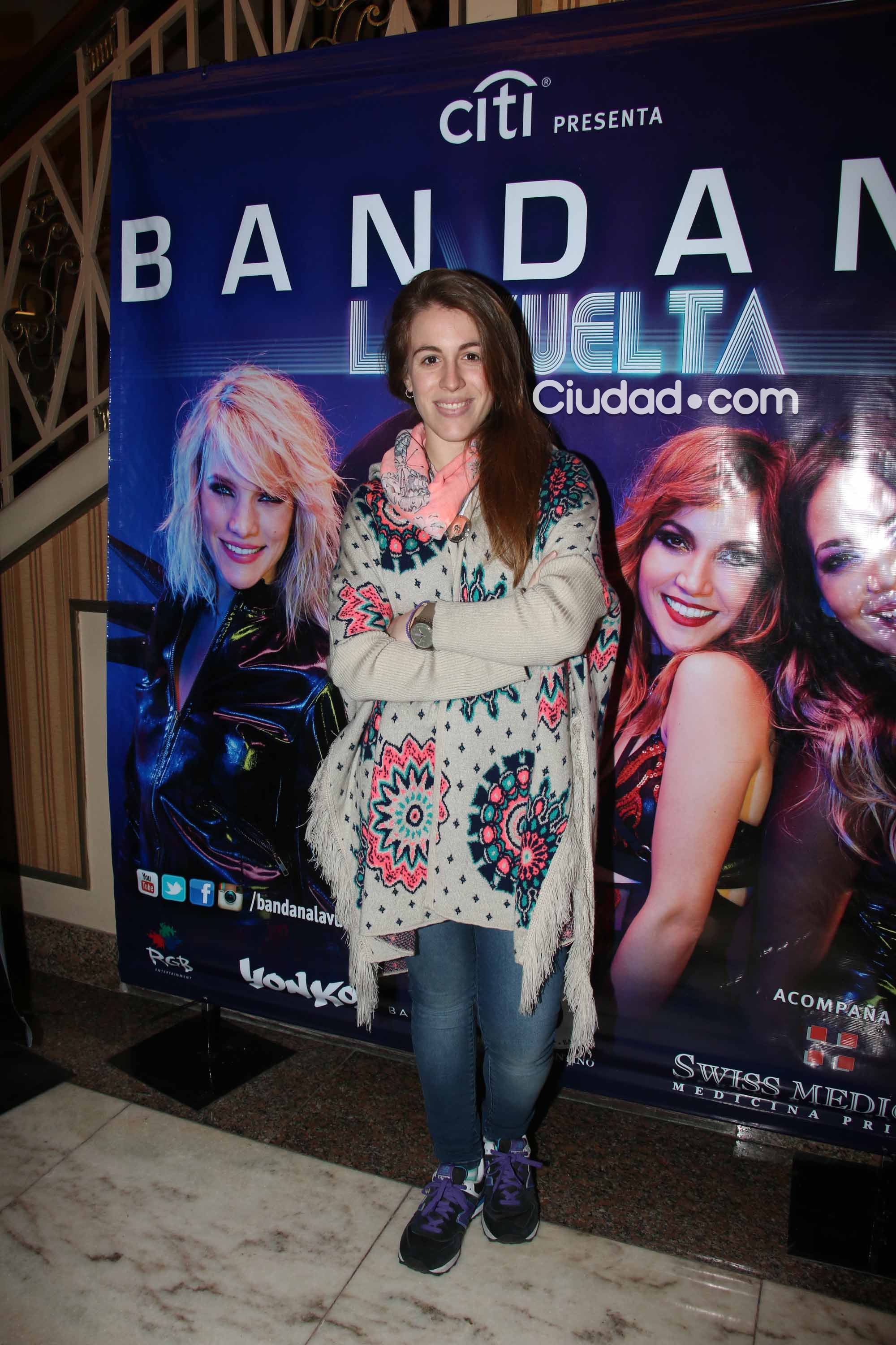 Laura Esquivel, en el show de Bandana (Foto: Movilpress)