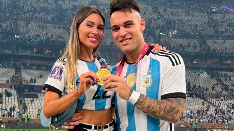 Lautaro Martínez y Agustina Gandolfo confirmaron que serán padres por segunda vez. 