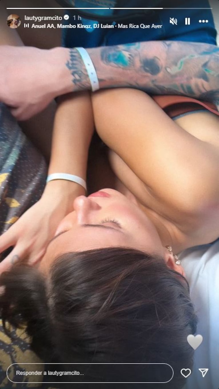Lauty Gram compartió una foto con la China Suárez desde la cama: la íntima postal de la pareja
