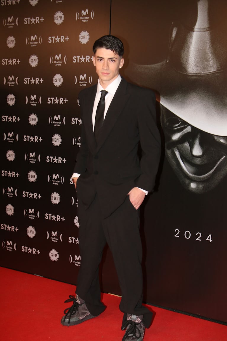 Lauty Gram en la Alfombra Roja de los Premios Gardel (Foto: Movilpress)