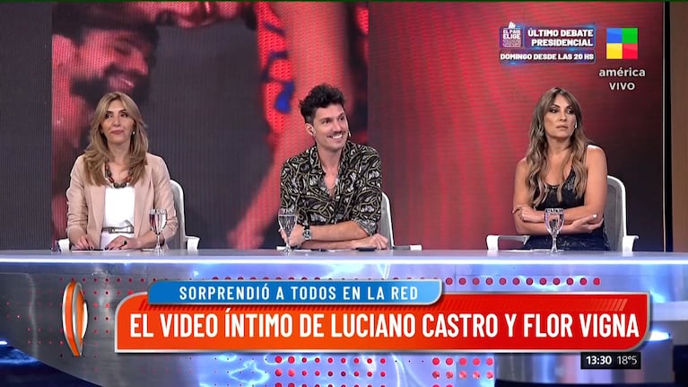 “Le mete la mano”: en Intrusos analizaron sin filtros el video hot de Flor Vigna y Luciano Castro