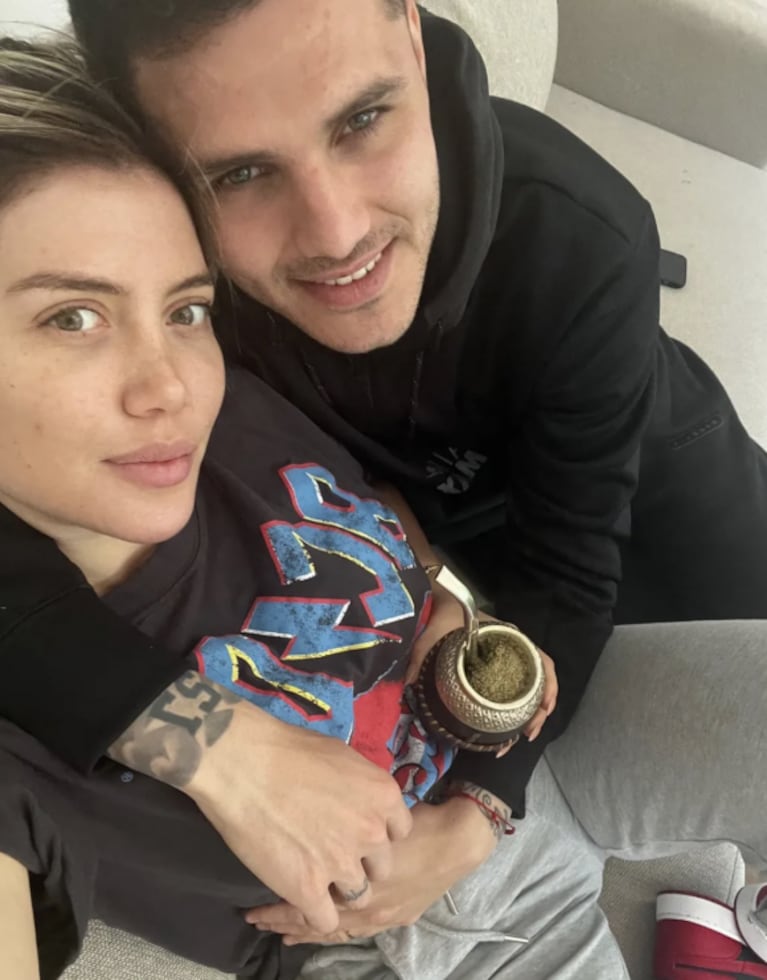 Lejos de la China, Wanda Nara y Mauro Icardi tuvieron un romántico reencuentro en París: "De vuelta en casa"