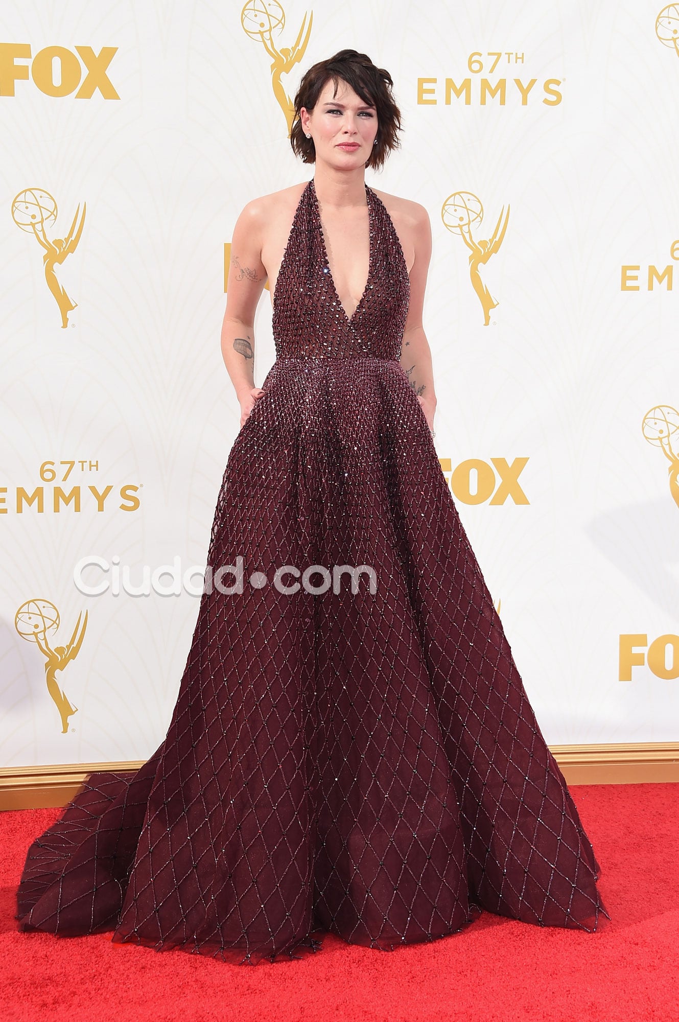 Lena Headey, de Game of Thrones, muy linda  by Zuhair Murad (Fotos: AFP).