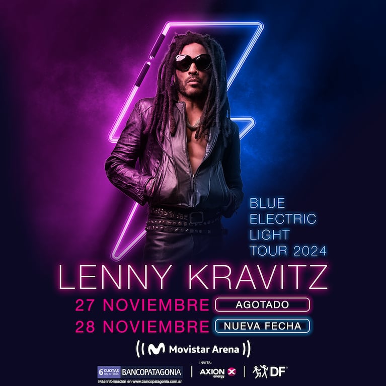 Lenny Kravitz dará un segundo y último show en Argentina.