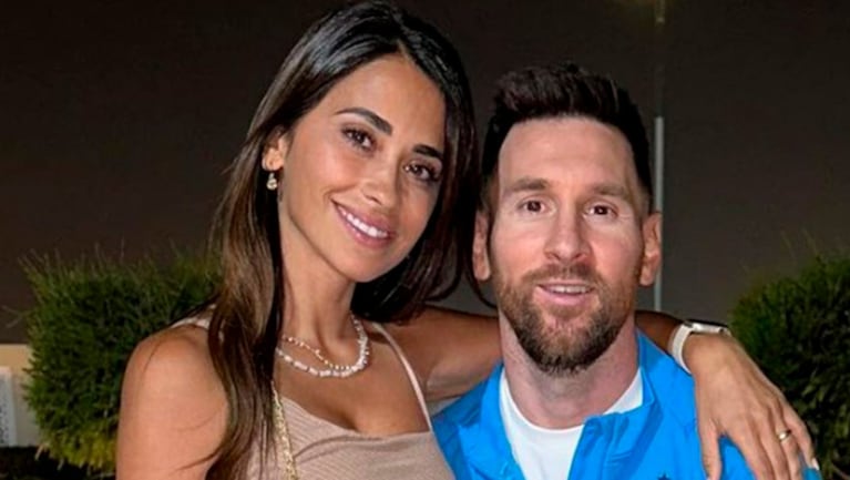 Leo Messi y Antonela Roccuzzo lucieron estos impactantes looks "total black" en una gala parisina.