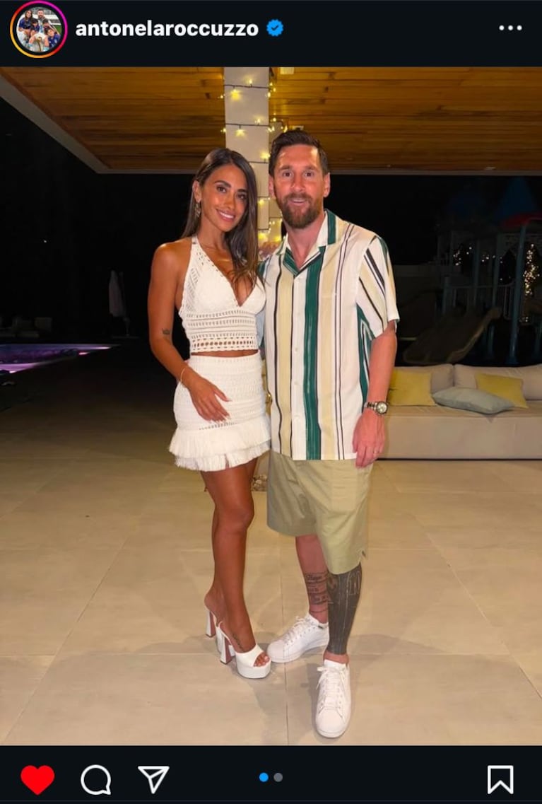 Leo Messi y Antonela Roccuzzo recibieron el 2025.