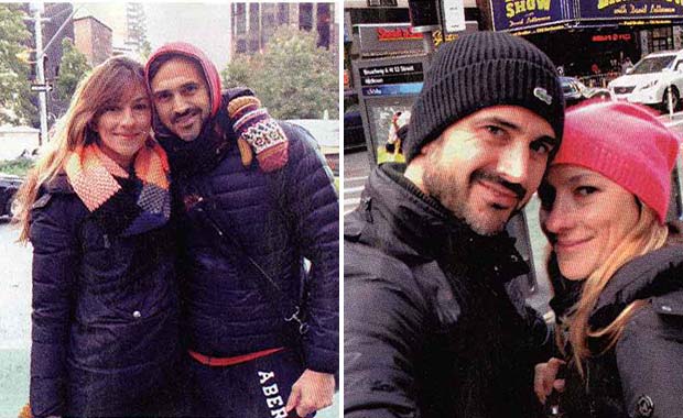 Leo Montero y la "Bichi", de vacaciones románticas en Nueva York. (Foto: revista Paparazzi)