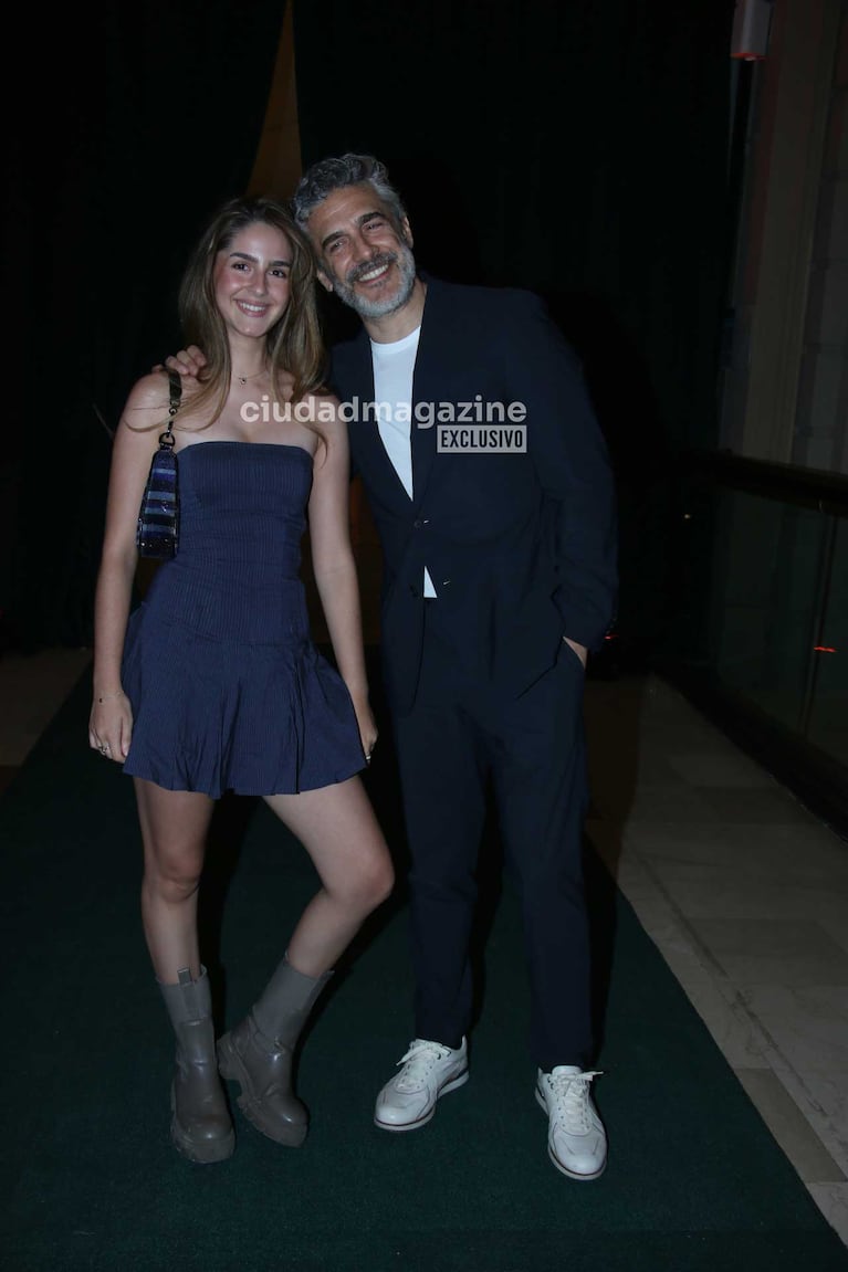 Leo Sbaraglia y su hija Julia (Foto: Movilpress)