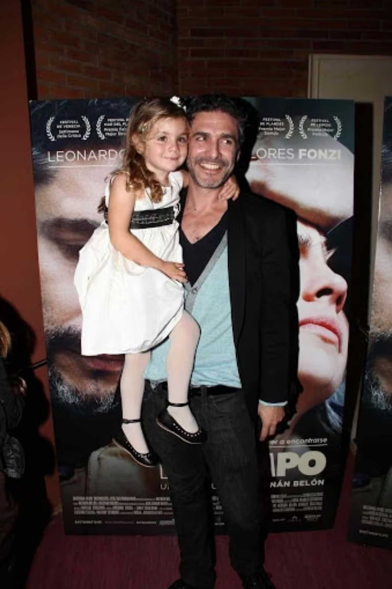 Leo Sbaraglia y su hija Julia (Foto: web)