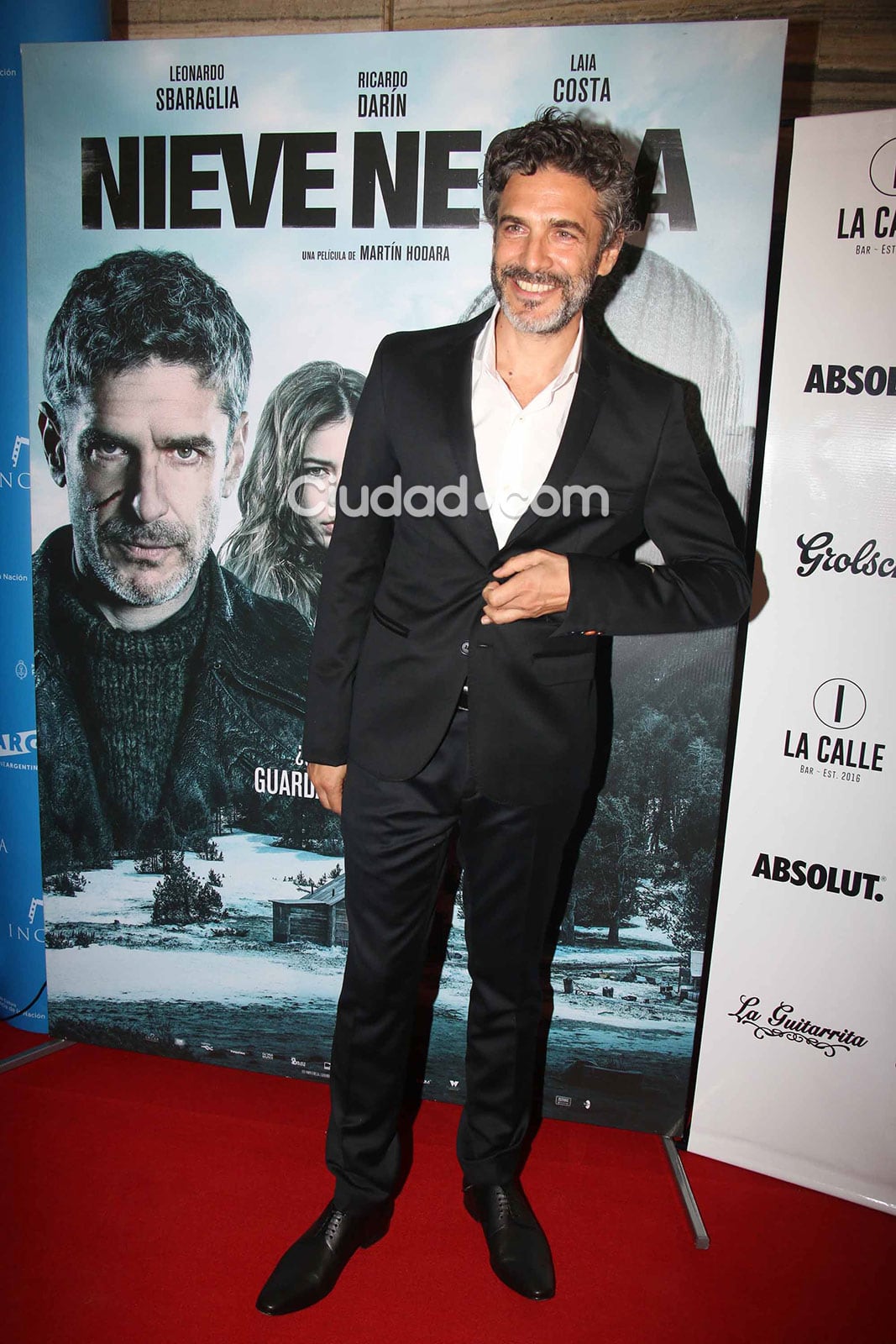 Leonardo Sbaraglia en la avant premiere de Nieve Negra. (Foto: MovilPress - Ciudad.com)