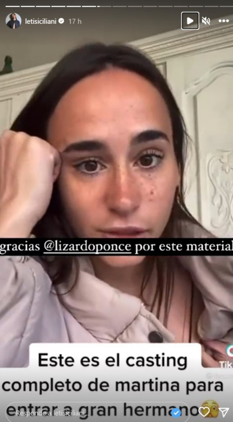 Leticia Siciliani furiosa con Martina de Gran Hermano por su discurso homofóbico 