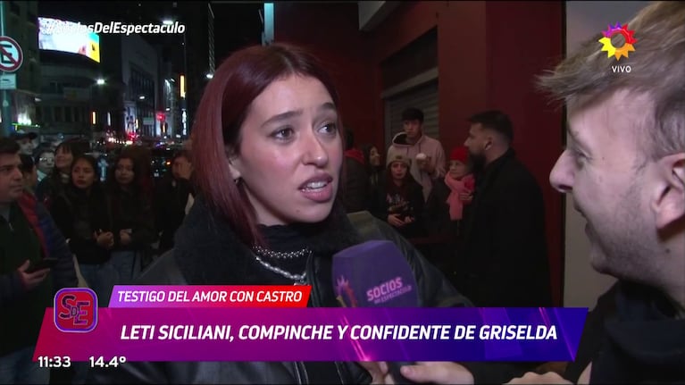Leticia Siciliani habló con Socios del Espectáculo de Luciano Castro y su hermana, Griselda.