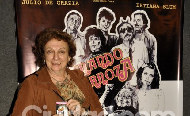 Lidia Catalano en el reestreno de Esperando la carroza. (Foto: Jennifer Rubio)