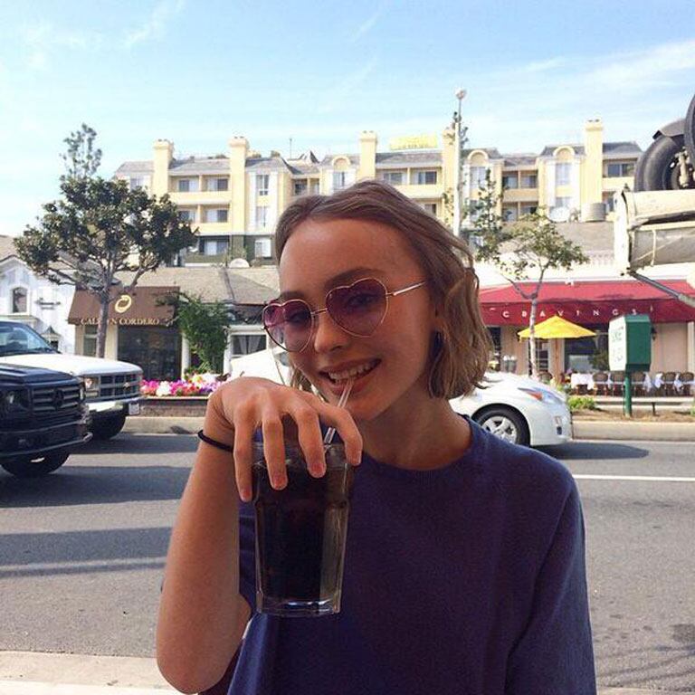 Lily-Rose Depp, la bella hija de Johnny Depp y Vanessa Paradis (Fotos: Web). 