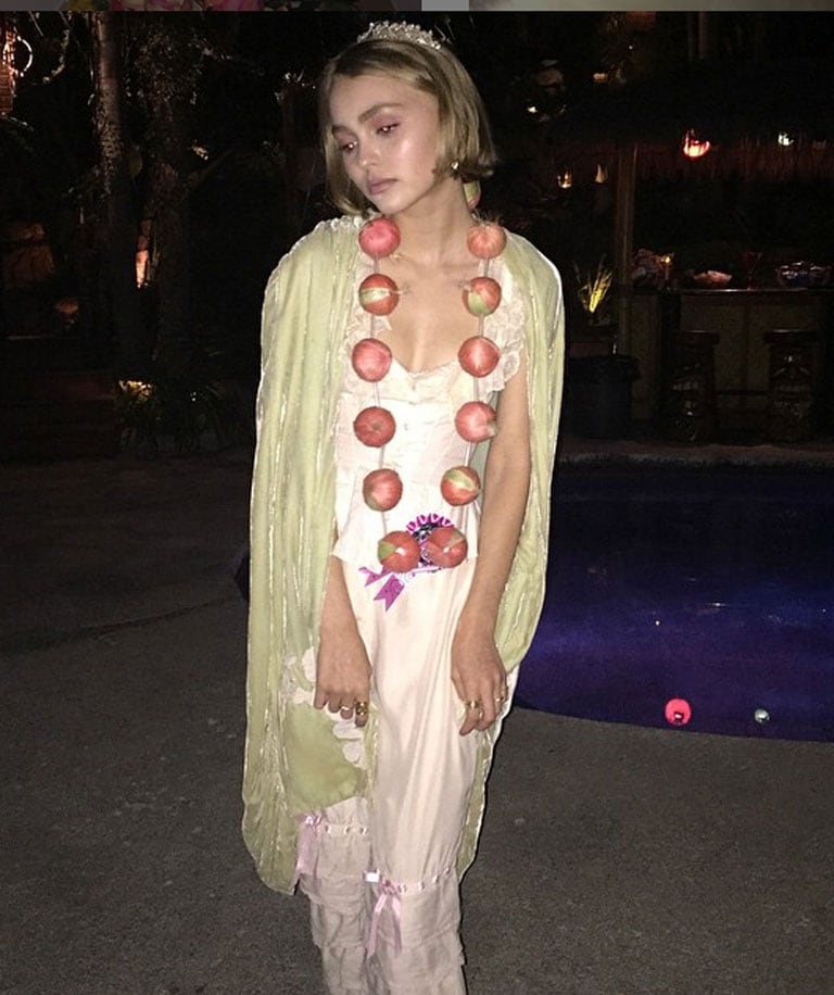 Lily-Rose Depp, la bella hija de Johnny Depp y Vanessa Paradis (Fotos: Web). 