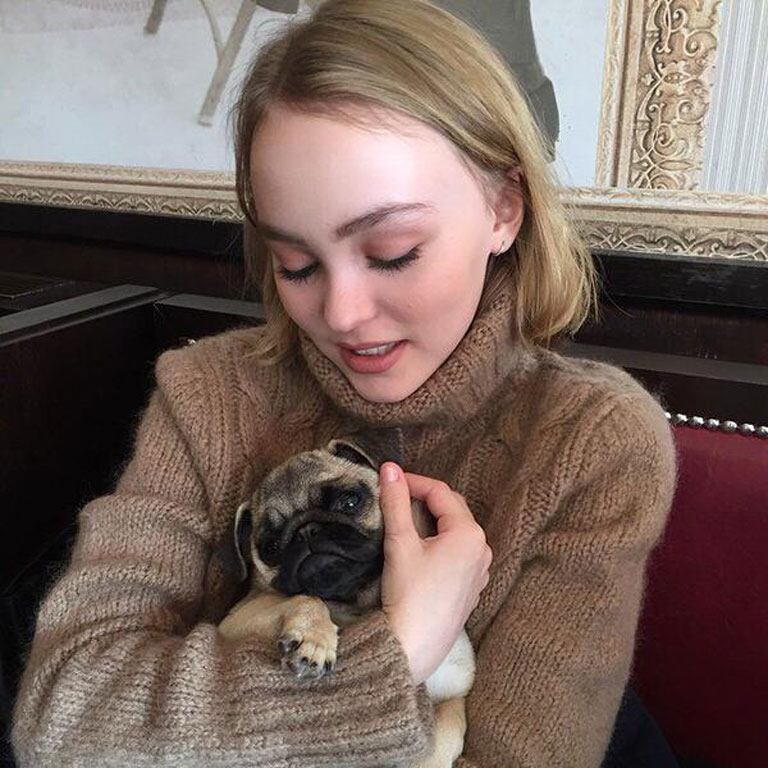 Lily-Rose Depp, la bella hija de Johnny Depp y Vanessa Paradis (Fotos: Web). 