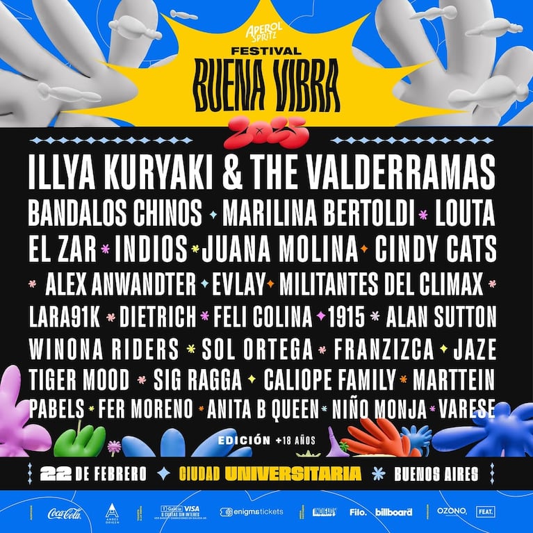 Line-Up del Festival Buena Vibra.