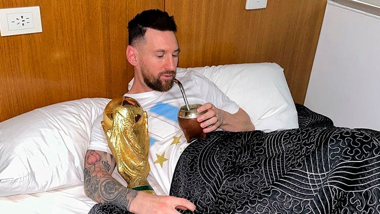 Lionel Messi, inseparable de la Copa del Mundo