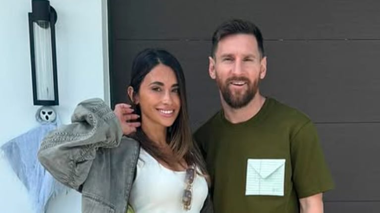 Lionel Messi y Antonela Roccuzzo llegaron a Rosario por las fiestas.