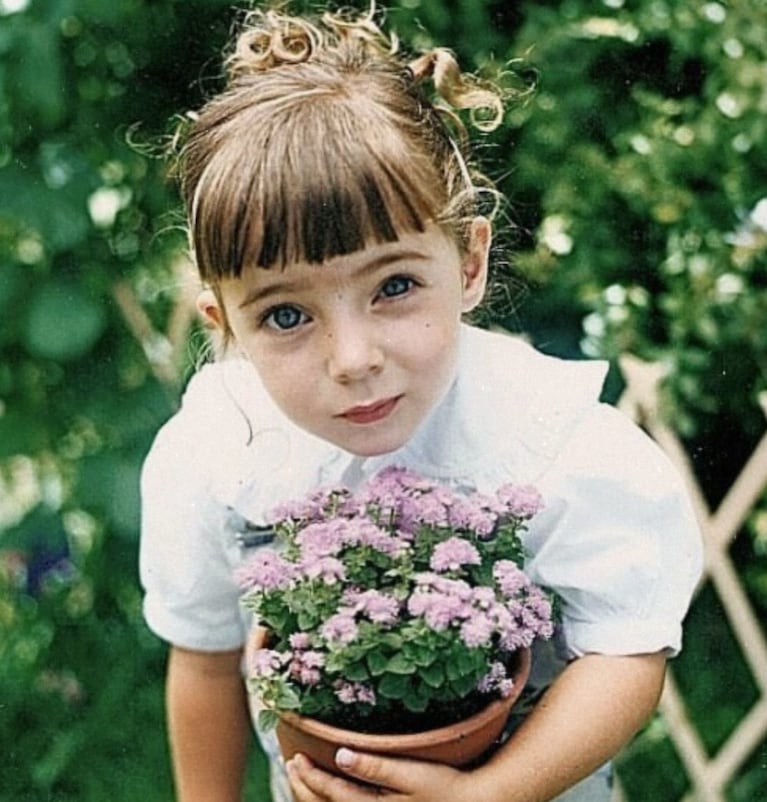 Lisa Cerati de niña.