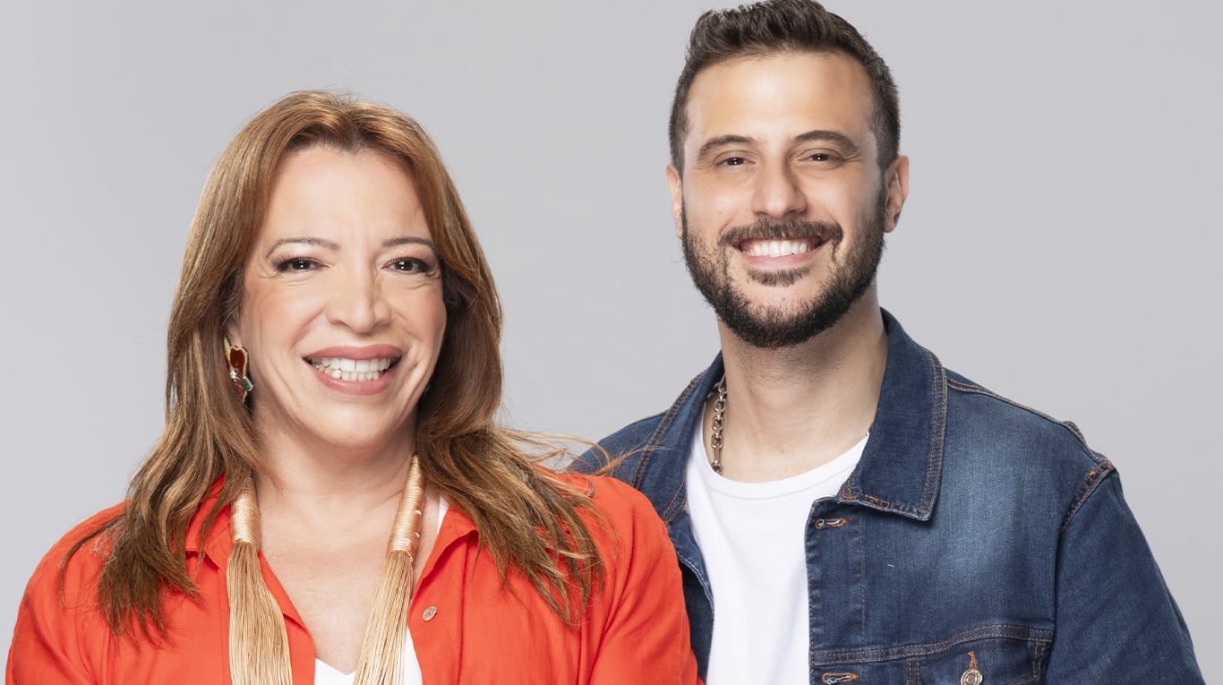 Lizy Tagliani y Diego Leuco. Foto: Telefe