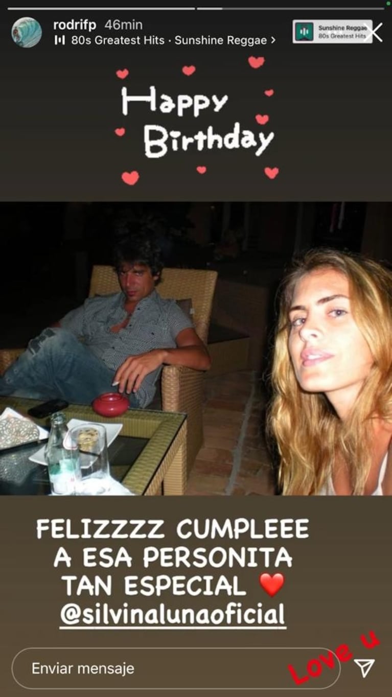 Llamativo saludo de cumpleaños del exmarido de Floppy Tesouro a Silvina Luna en medio de rumores de romance: "Esa personita tan especial"