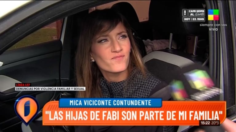 Llamativos gestos de Mica Viciconte tras ser consultada por la polémica de Nicole Neumann con Indiana 