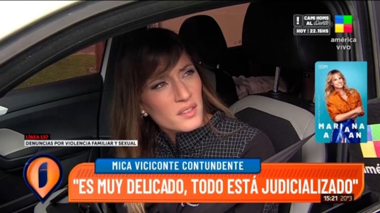 Llamativos gestos de Mica Viciconte tras ser consultada por la polémica de Nicole Neumann con Indiana 