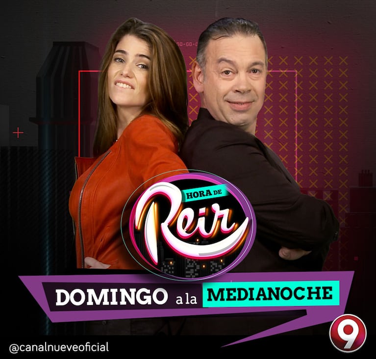 Llega la Hora de reír a las medianoches de Canal 9. (Foto: Prensa Canal 9)