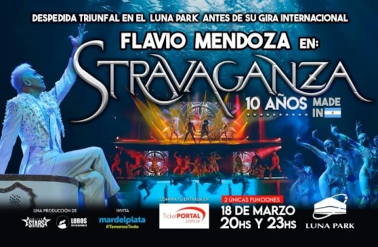 Llega Stravaganza 10 años al Luna Park: dos únicas funciones